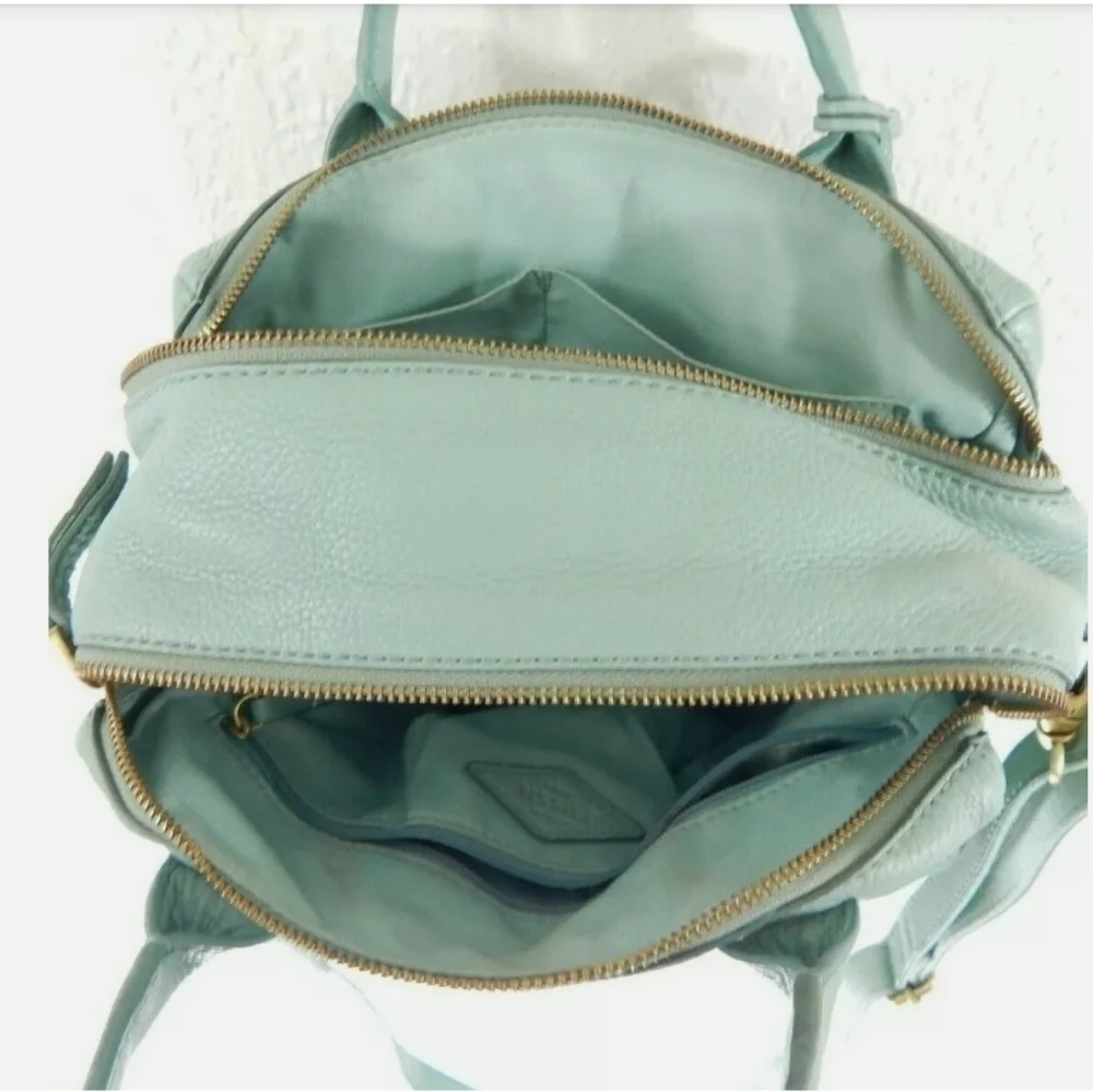 Fossil Erin Crossbody Leather Purse Blue